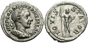  Денарий Римская империя (27BC-395) Серебро Гордиан III(225-244)