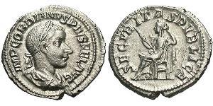  Денарий Римская империя (27BC-395) Серебро Гордиан III(225-244)