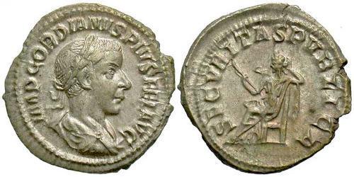  Денарий Римская империя (27BC-395) Серебро Гордиан III(225-244)