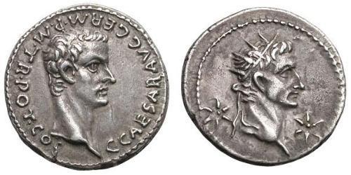 Денарий Римская империя (27BC-395) Серебро Калигула (12-41)