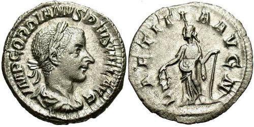  Денарий Римская империя (27BC-395) Серебро Гордиан III(225-244)