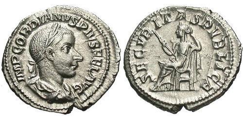  Денарий Римская империя (27BC-395) Серебро Гордиан III(225-244)