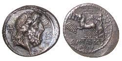  Денарий Римская республика (509BC-27BC) Серебро 