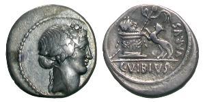  Денарий Римская республика (509BC-27BC) Серебро 