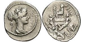  Денарий Римская республика (509BC-27BC) Серебро 
