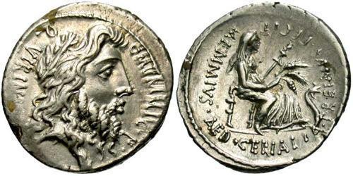  Денарий Римская республика (509BC-27BC) Серебро 
