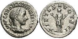  Денарій Римська імперія (27BC-395) Срібло Гордіан III(225-244)