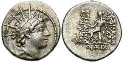  Драхма Держава Селевкідів (312BC-63 BC) Срібло Antiochus VI Dionysus (148BC-138BC)