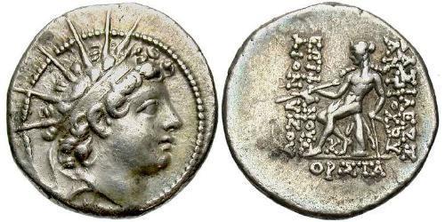  Драхма Держава Селевкідів (312BC-63 BC) Срібло Antiochus VI Dionysus (148BC-138BC)