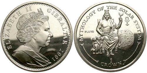  Крона Gibraltar (1704 - )  Єлизавета II (1926-2022)