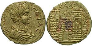  Пентассарион Римская империя (27BC-395) Бронза Гета (189-211)