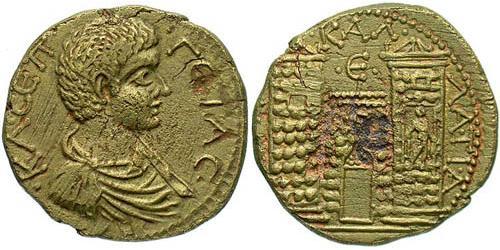 Пентассарион Римская империя (27BC-395) Бронза Гета (189-211)
