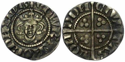  Пені Королівство Англія (927-1649,1660-1707) Срібло Едвард I (1239 - 1307)