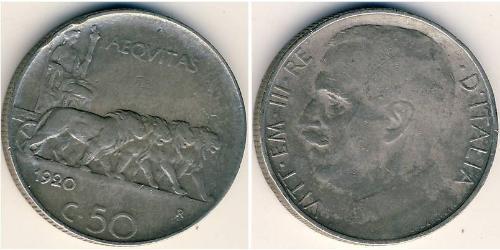  Сентесимо Kingdom of Italy (1861-1946) Никель Виктор Эммануил III (1869 - 1947)