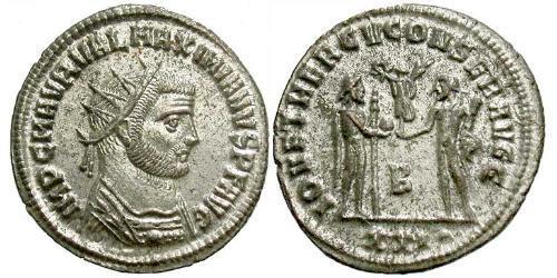  Тетрадрахма Римська імперія (27BC-395)  Максиміан (250-310)