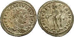  Фоллис Западная Римская империя (285-476) Бронза Severus II (?- 307)