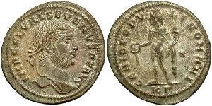  Фоллис Западная Римская империя (285-476) Бронза Severus II (?- 307)