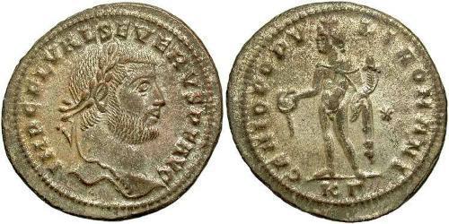  Фолліс Західна Римська імперія (285-476) Бронза Severus II (?- 307)
