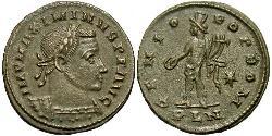  Фолліс Римська імперія (27BC-395) Бронза Максимін II (270 - 313)