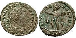  Фолліс Римська імперія (27BC-395) Бронза Костянтин I (272 - 337)
