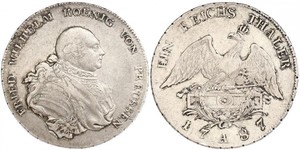  Royaume de Prusse (1701-1918) Argent Frédéric-Guillaume II de Prusse
