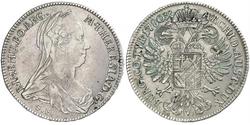  Monarchia asburgica (1526-1804) / Austria Argento Maria Theresa of Austria (1717 - 1780)