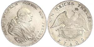  Regno di Prussia (1701-1918) Argento Federico Guglielmo II di Prussia