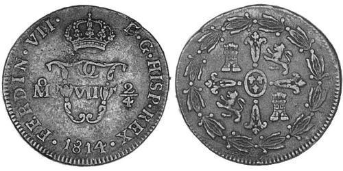  Nouvelle-Espagne (1519 - 1821) Cuivre Ferdinand VII d