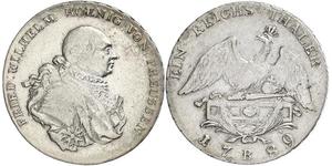  Kingdom of Prussia (1701-1918) Silver Frederick William II of Prussia