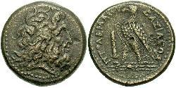  Елліністичний Єгипет (332BC-30BC) Бронза Птолемей II Філадельф(309BC-246BC)