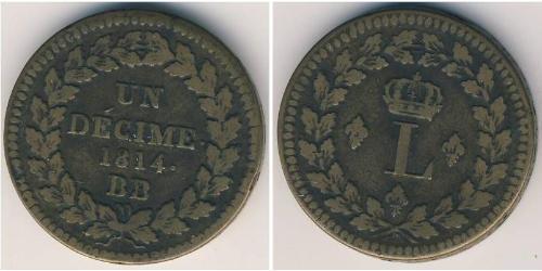  Первая Французская империя (1804-1814) Бронза 