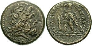  Эллинистиический Египет (332BC-30BC) Бронза Птолемей II Филадельф (309BC-246BC)