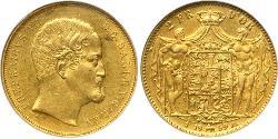  Данія Золото Фредерик VII король Данії (1808-1863)