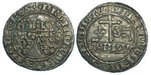  Королевство Франция (843-1791) Серебро Генрих VI (1421-1471)