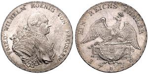  Королівство Пруссія (1701-1918) Срібло Фрідріх-Вільгельм II