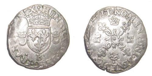  Франкське королівство (843-1791) Срібло Генріх II Валуа (1519-1559)