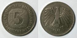 Germany | 5 Marks | 1975