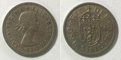 United Kingdom | one shilling | 1956