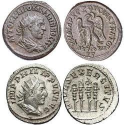 Roman Imperial Coins minted by Philip I the Arab (15) монет - spa1