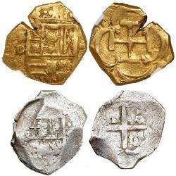 Spanish cob coins (1572-1773) (21) monedas - spa1