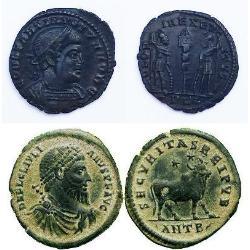Follis - cheap coin from Roman Empire decline time (20) монет - spa1