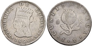 8 Real Colombia Silver 