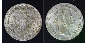 AUSTRIA 10 Kreuzer 1872 - Silver 0.400 - Franz Joseph I. - XF/aUNC - 4625