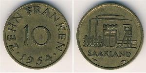 10 Франк  Бронза 
