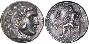 SYRIA, Kingdom of, Seleucos I, (312-280 B.C.), silver tetradrachm, (17.12 grams), Seleucia on Tigris mint, issued from 300 B.C., obv. head of Herakles to right ...