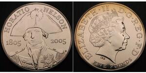 GREAT BRITAIN 5 Pounds 2005 - Horatio Nelson - UNC -1609 