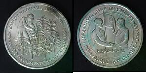 RWANDA 200 Francs 1972 - Silver 0.800 - F.A.O. - aUNC - 2992
