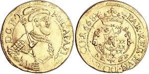 1 Дукат Княжество Трансильвания (1571-1711) Золото Михай I Апафи (1632 - 1690)