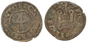 Italy Venice - Denier tournois 1294-1308 - Thebes