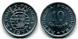 10 Centavo Sao Tomé-et-Principe (1469 - 1975) Aluminium 